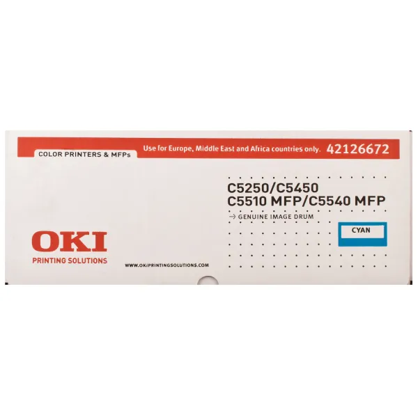 Драм-картридж C5250 блакитний Oki (42126672) - Фото 4