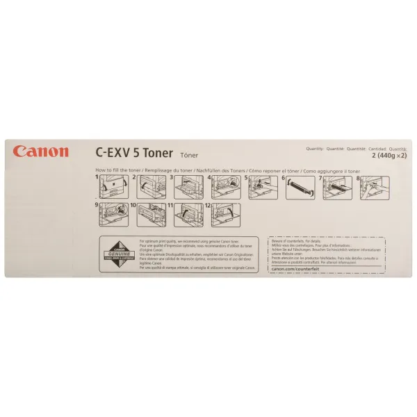 Тонер-картридж C-EXV5 чорний Canon (6836A002) - Фото 2