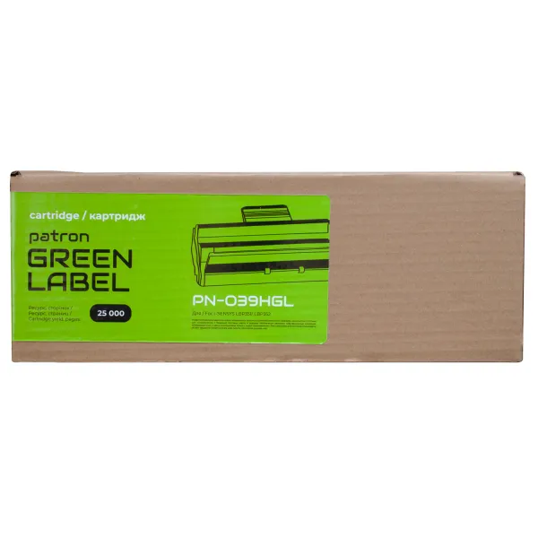 Картридж сумісний Canon 039 H Green Label Patron (PN-039HGL) - Фото 3
