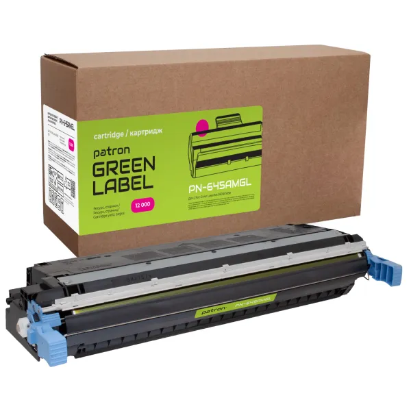 Картридж сумісний HP 645A (C9733A) пурпуровий Green Label Patron (PN-645AMGL)