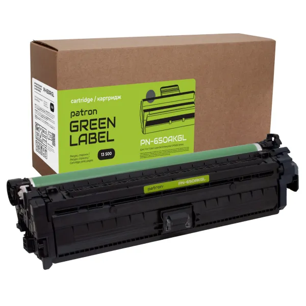 Картридж сумісний HP 650A (CE270A) Green Label, чорний Patron (PN-650AKGL)