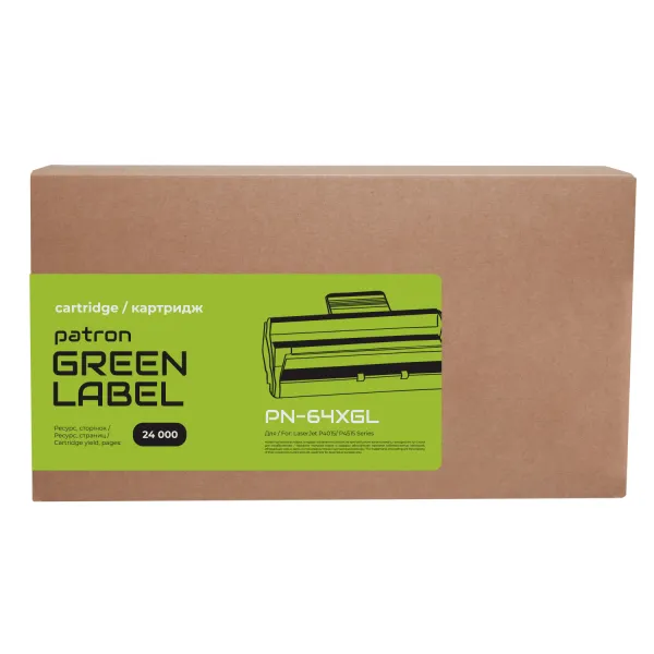 Картридж сумісний HP 64X (CC364X) Green Label Patron (PN-64XGL) - Фото 3