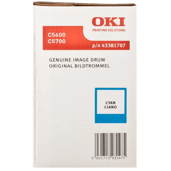 Драм-картридж C56_57 блакитний Oki (43381707) - Фото 5