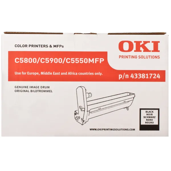 Драм-картридж C58_59 чорний Oki (43381724) - Фото 3