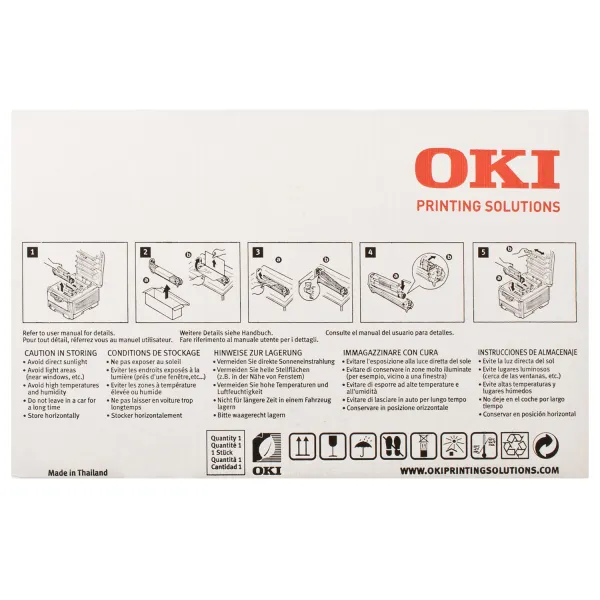 Драм-картридж C58_59 жовтий Oki (43381721) - Фото 5