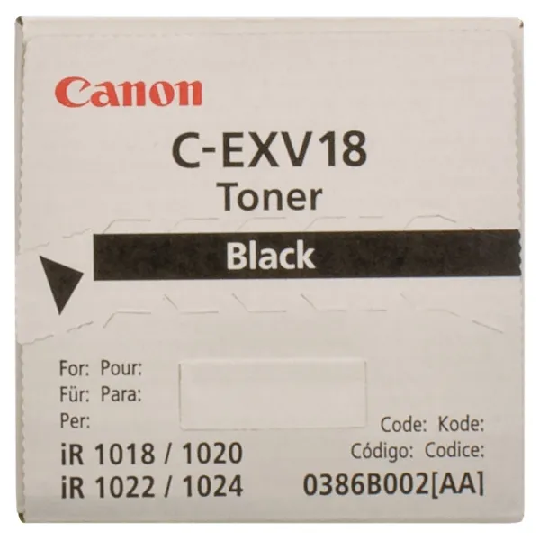 Тонер-картридж C-EXV18 чорний Canon (0386B002) - Фото 2