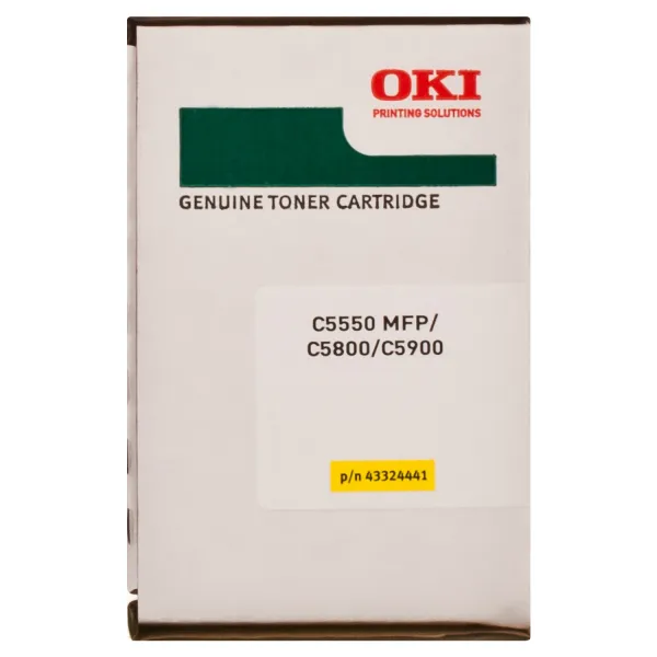 Тонер-картридж C58/59 5K NEU желтый Oki (43324441) - Фото 2