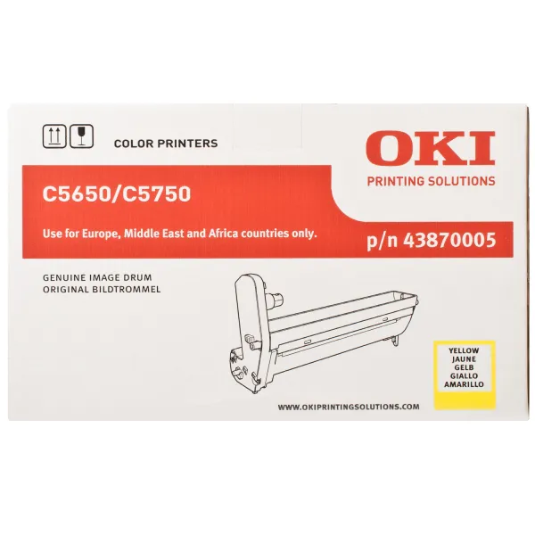 Драм-картридж C5650_5750 жовтий Oki (43870005) - Фото 3