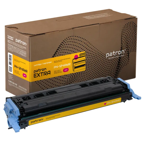 Картридж сумісний HP 124A (Q6003A) пурпуровий Extra Patron (PN-124AMR)