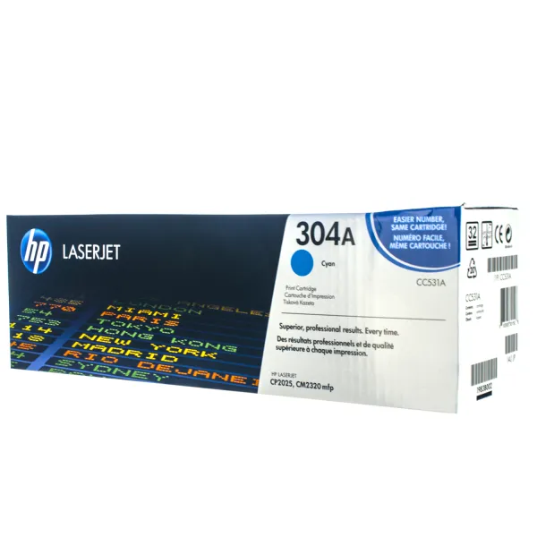 Картридж 304A блакитний HP (CC531A)