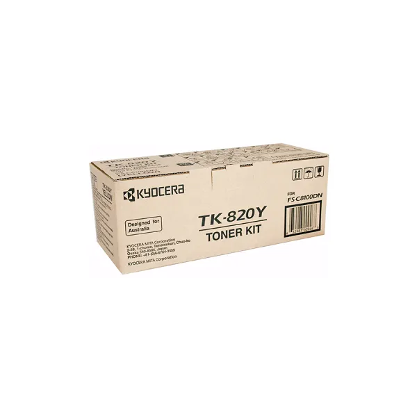 Тонер-картридж TK-820 жовтий Kyocera Mita (1T02HPAEU0)