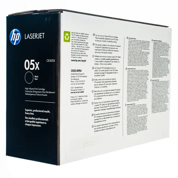 Картридж 05X чорний HP (CE505X) - Фото 4