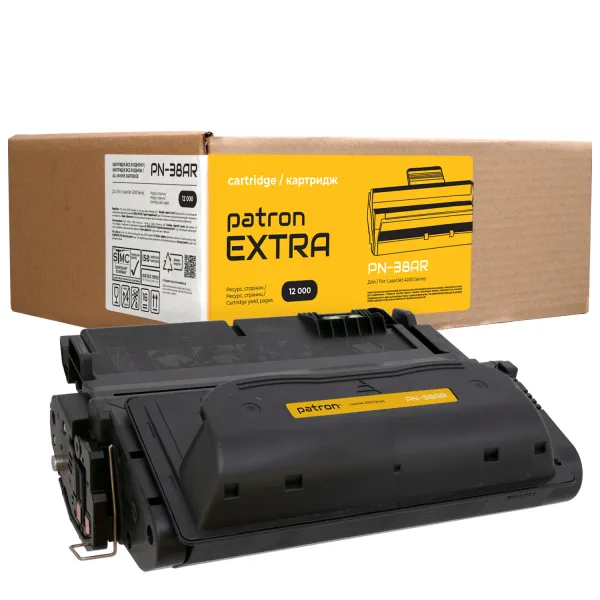 Картридж сумісний HP 38A (Q1338A) Extra Patron (PN-38AR)