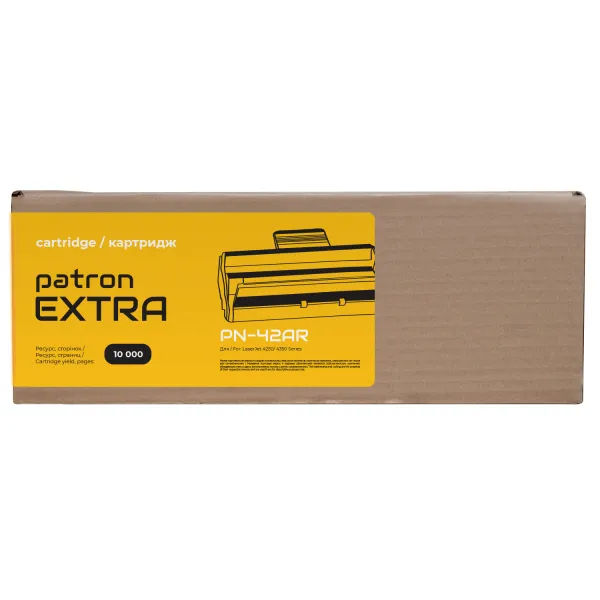 Картридж совместимый HP 42A (Q5942A) Extra Patron (PN-42AR) - Фото 3