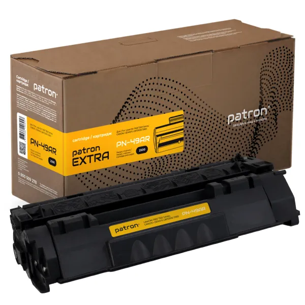 Картридж сумісний HP 49A (Q5949A) Extra Patron (PN-49AR)