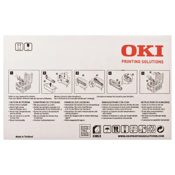 Драм-картридж C5850_5950 блакитний Oki (43870023) - Фото 3