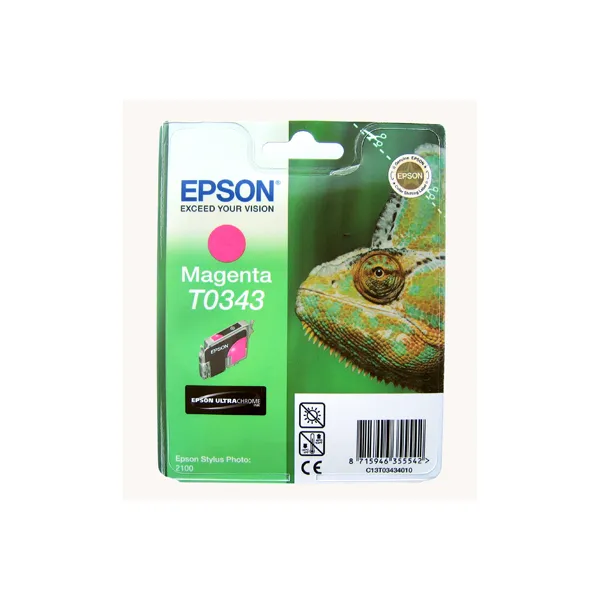 Картридж T034340 пурпуровий Epson