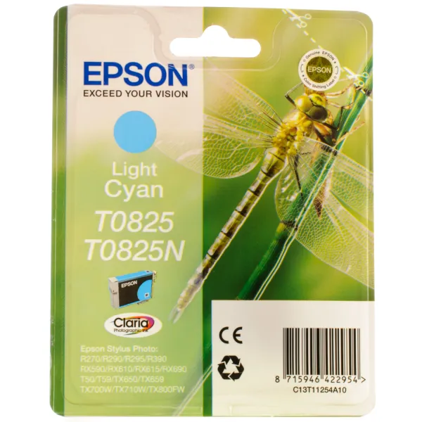 Картридж T08254A/T11254A світло-блакитний Epson (C13T11254A) - Фото 2