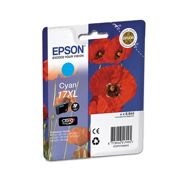 Картридж T17124A блакитний Epson (C13T17124A10)