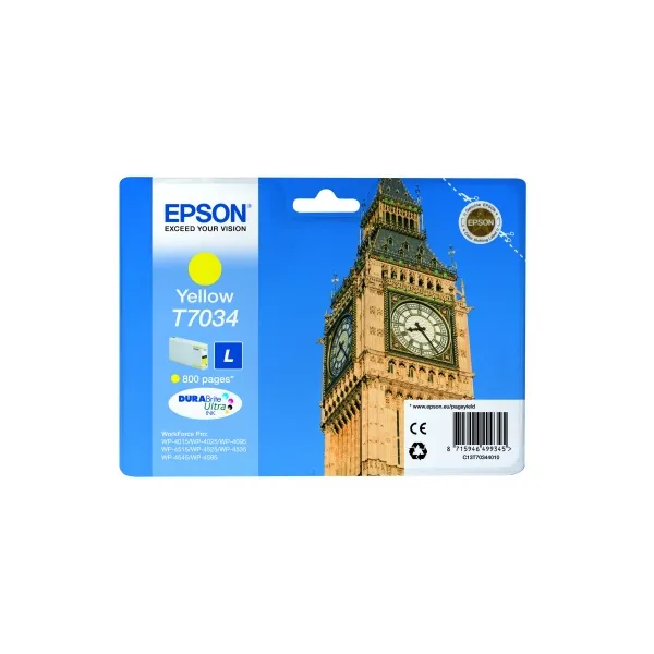 Картридж C13T70344010 жовтий Epson L
