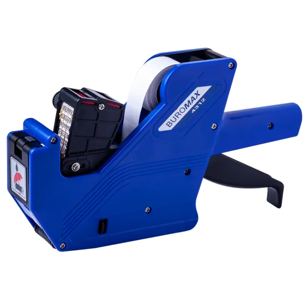 Етикет-пістолет дворядковий, горизонтальний, синій Buromax (BM.4312)