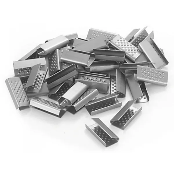 Скоба металева стрічки PP, 10мм, упаковка 5000шт. - Фото 2