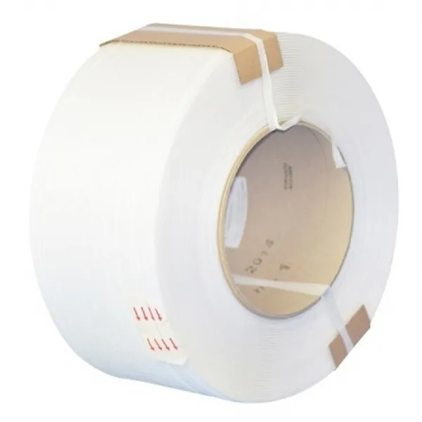 Стрічка пакувальна поліпропіленова 16мм*0,8мм*1500м, біла