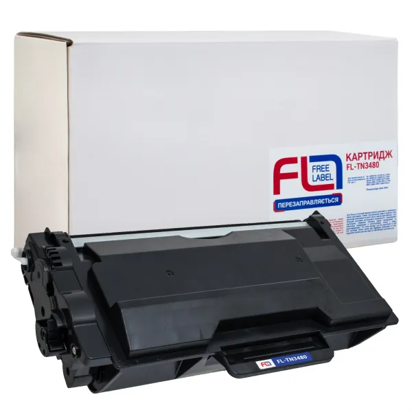 Тонер-картридж сумісний Brother TN-3480 Free Label (FL-TN3480)