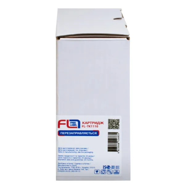 Тонер-картридж сумісний Kyocera Mita TK-1110 Free Label (FL-TK1110) - Фото 2