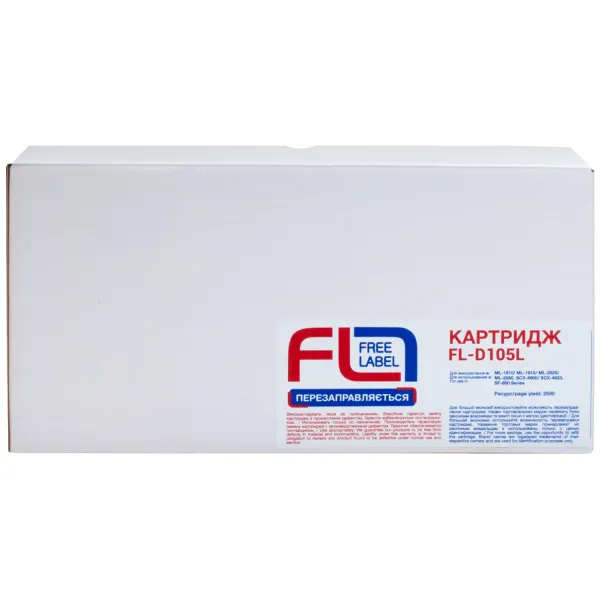 Картридж сумісний Samsung MLT-D105L (ML-1910) Free Label (FL-D105L) - Фото 2