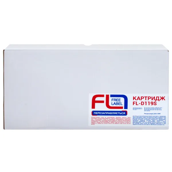 Картридж сумісний Samsung MLT-D119S (ML-1610/ML-2010/SCX-4521) Free Label (FL-D119S) - Фото 2