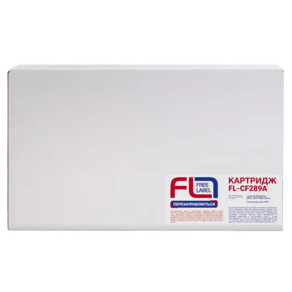 Картридж сумісний HP 89A (CF289A) без чипа Free Label (FL-CF289A) - Фото 3