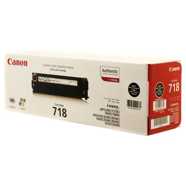 Картридж 718 чорний Canon (2662B002) - Фото 3