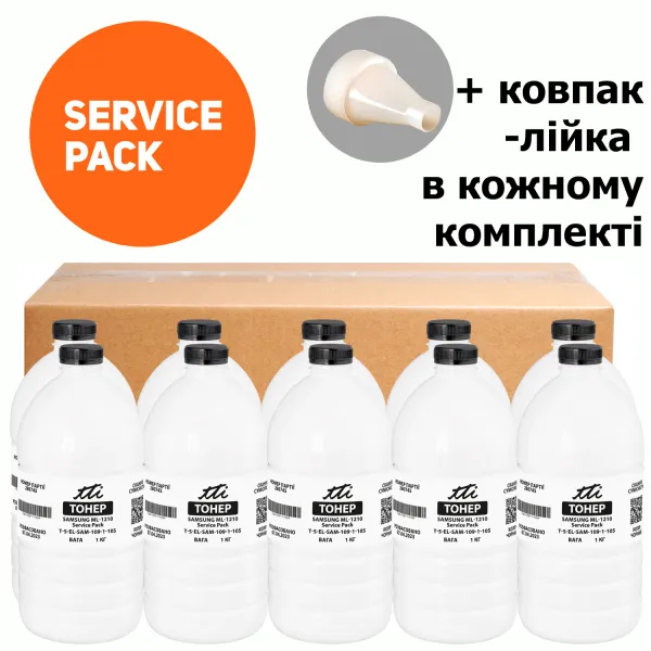 Тонер Samsung ML-1210 Service Pack, флакон 10x1 кг TTI (TSM-T109-1-10SP)
