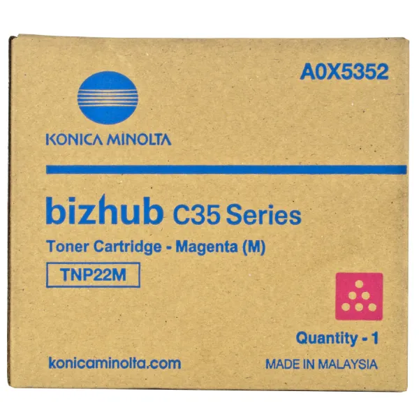 Тонер-картридж TNP-22M пурпуровий Konica Minolta (A0X5352) - Фото 4
