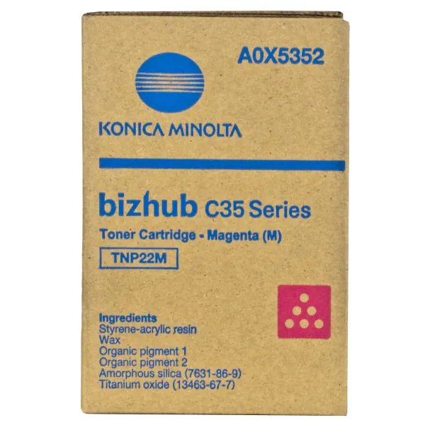 Тонер-картридж TNP-22M пурпуровий Konica Minolta (A0X5352) - Фото 5