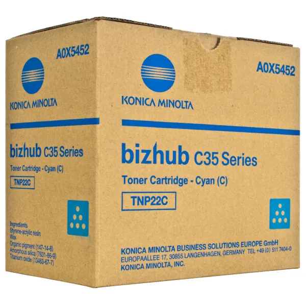 Тонер-картридж TNP-22C блакитний Konica Minolta (A0X5452)