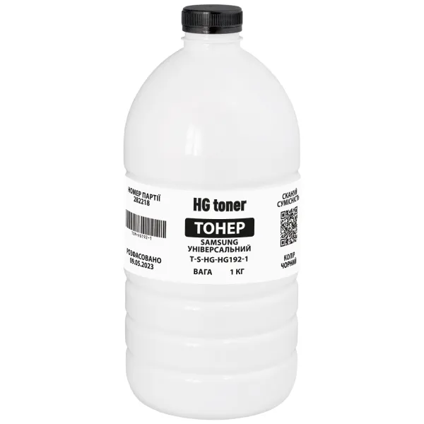 Тонер Samsung універсальний флакон, 1 кг HG toner (TSM-HG192-1)