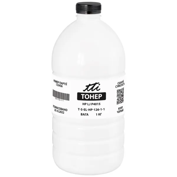 Тонер HP LJ P4015 флакон, 1 кг TTI (TSM-T126-1-1)