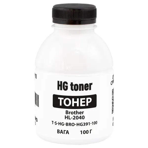 Тонер Brother HL-2040 флакон, 100 г HG toner (TSM-HG391-100)