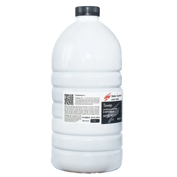 Тонер HP універсальний MPT8 флакон, 1 кг SCC (MPT8-1KG-P) - Фото 2