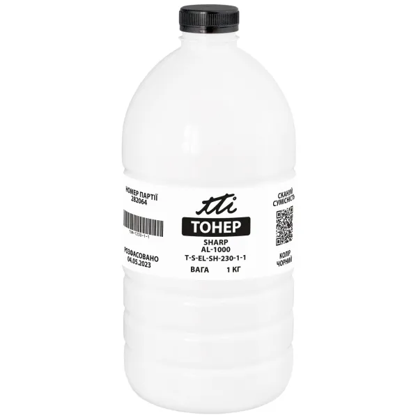 Тонер Sharp AL-1000 флакон, 1 кг TTI (TSM-T230-1-1)