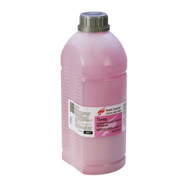 Тонер HP универсальный MPTCOL флакон, 500 г, пурпурный SCC (MPTCOL-500B-MAOS-P)