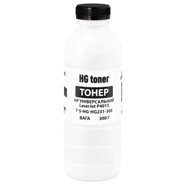 Тонер HP універсальний LaserJet P4015 флакон, 300 г HG toner (TSM-HG231-300)