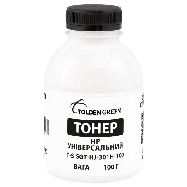 Тонер HP універсальний флакон, 100 г GoldenGreen (TSM-HJ-301H-100)