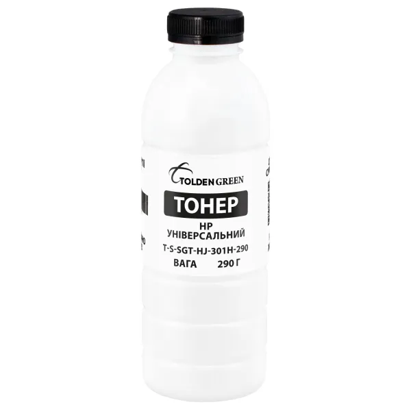 Тонер HP універсальний флакон, 290 г GoldenGreen (TSM-HJ-301H-290)
