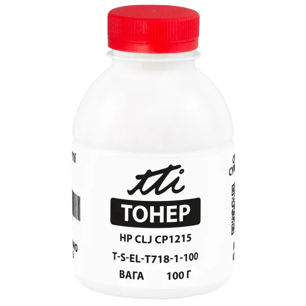 Тонер HP CLJ CP1215 флакон, 100 г, пурпуровий TTI (TSM-T718-1-100)