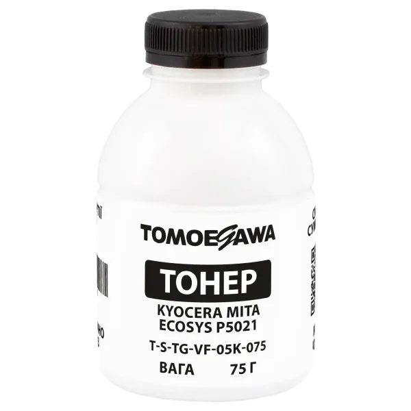 Тонер Kyocera Mita Ecosys P5021 флакон, 75 г, чорний Tomoegawa (TSM-VF-05K-075)