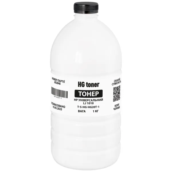 Тонер HP універсальний LJ 1010  флакон, 1 кг HG toner (TSM-HG20T-1)