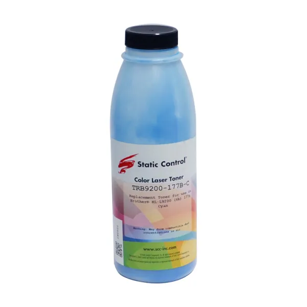 Тонер Brother HL-L9200 флакон, 177 г, блакитний SCC (TRB9200-177B-C)